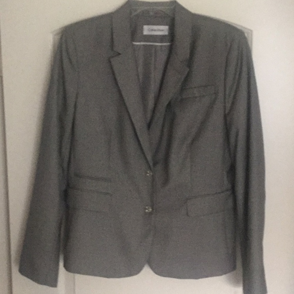 NWT Blazer Grey Calvin Klein